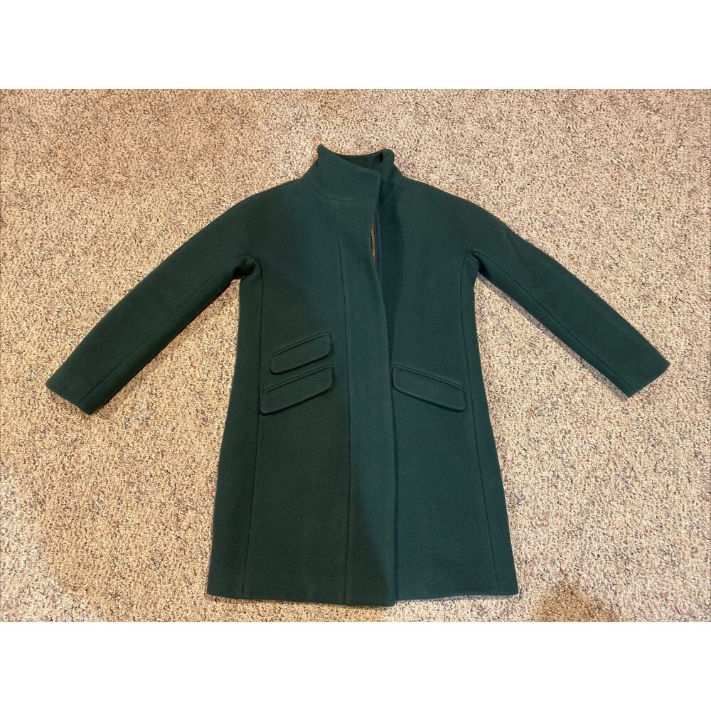 J.Crew Nello Gori Italian Stadium Wool Coat Jacket Size: OP Petite $450